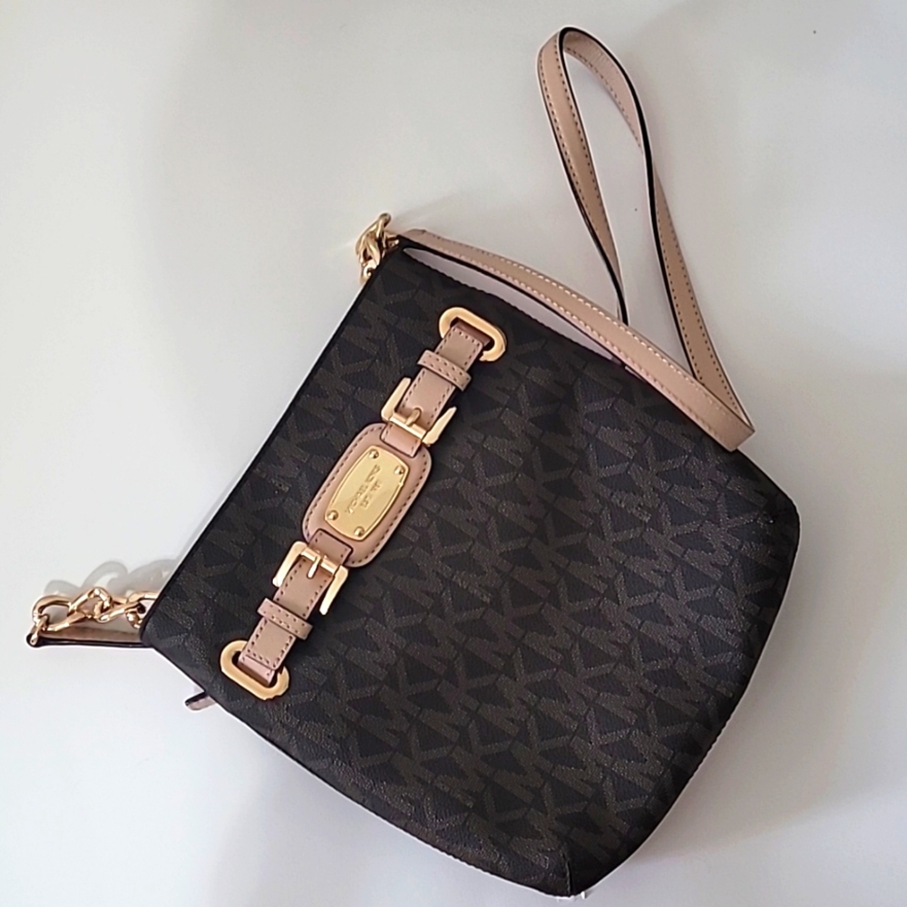 MK Michael Kors Hamilton Crossbody Brown